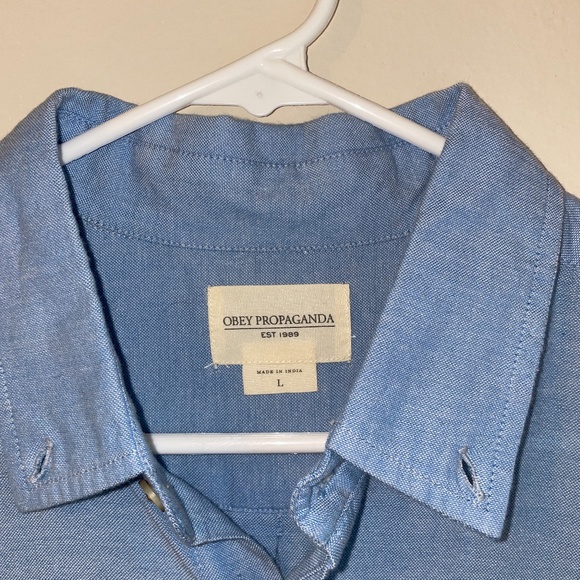 Obey Button Up Shirt - Picture 4 of 6